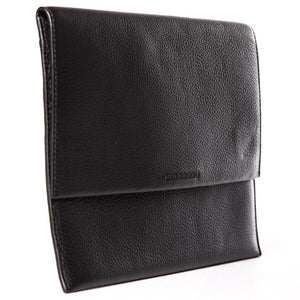 Burberry Calf Grain Black Leather Clutch