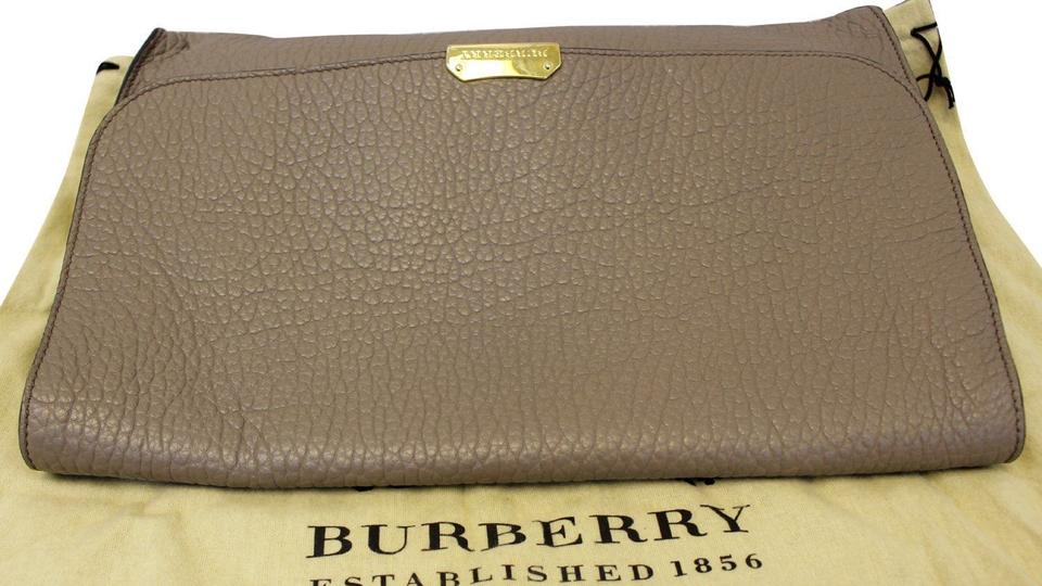 Burberry Clutch Heritage Sonnet Grain Leather Large Shoulder Bag