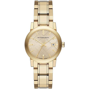 Burberry Ladies Watch The City Champagne Gold Watch BU9134