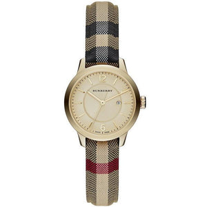 Burberry Ladies The Classic Yellow Gold Watch BU10104