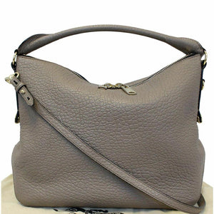 Burberry Shoulder Ledbury Grain Leather Hobo Bag