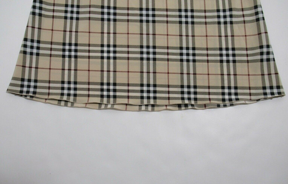 Burberry London Women's Long Check Dress Blue Label