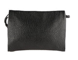 Burberry Medium Balmoral Black Calfskin Leather Clutch