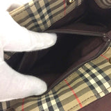 Burberry Nova Check Beige Canvas Leather Backpack Bag