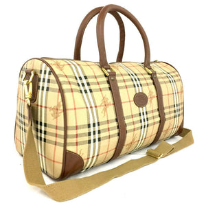 Burberry Nova Check Hand Bag w/Shoulder Strap