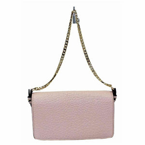 Burberry Signature Grain Madison Small Light Pink Leather Clutch
