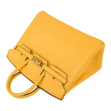 Hermes Birkin 25 Bag Jaune de Naples Novillo Gold Hardware