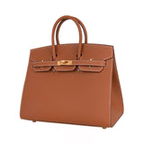 Hermes Birkin 25 Bag Sellier Gold Epsom Leather with Gold Hardware