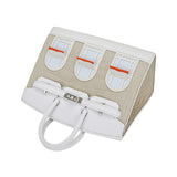 Hermes Limited Edition Birkin 20 Faubourg Sellier Bag Neige (Snow) White Matte Alligator