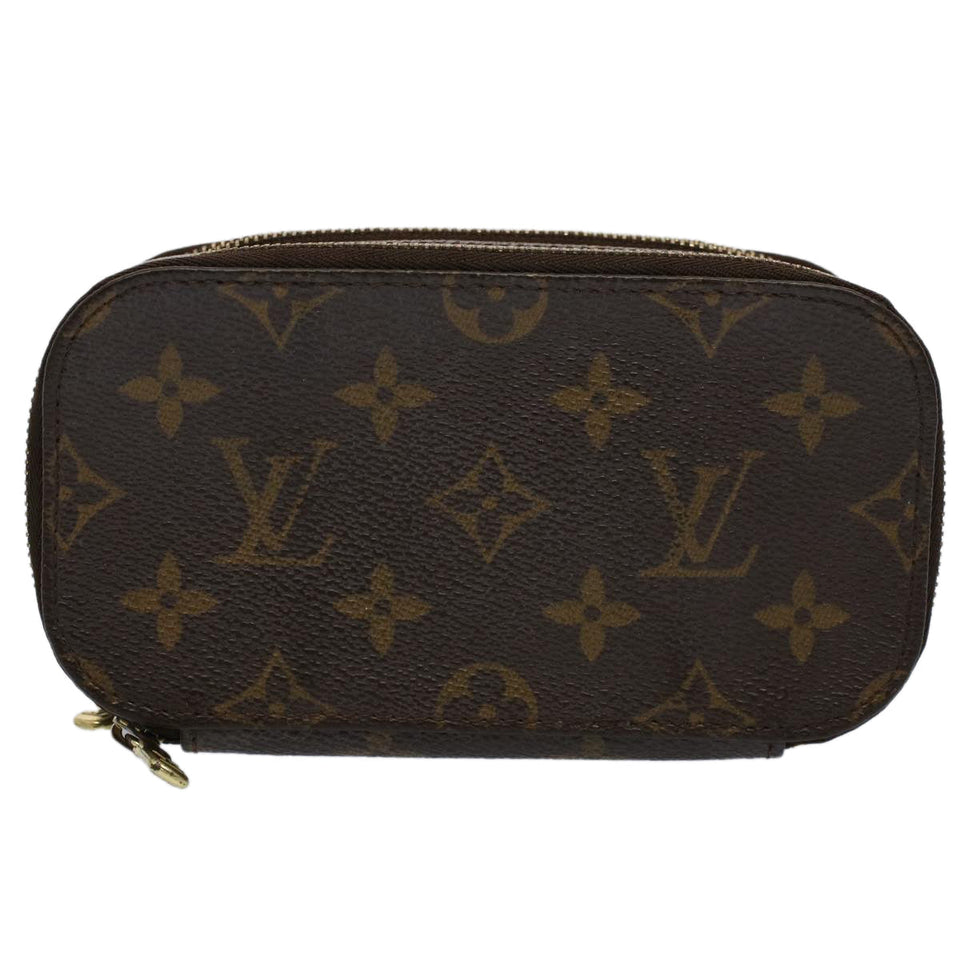 Louis Vuitton Trousse Brush Pm  Canvas Clutch Bag