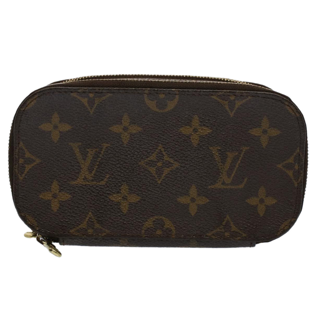 Louis Vuitton Trousse Brush Pm  Canvas Clutch Bag