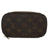 Louis Vuitton Trousse Brush Pm  Canvas Clutch Bag