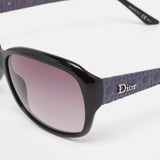 Dior Purple Cannage/grey Gradient O60Bd Diorcoquette2 Rectangle Sunglasses