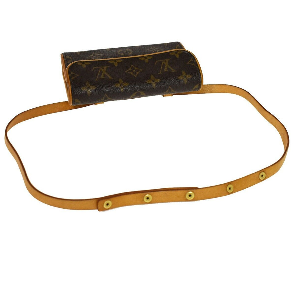 Louis Vuitton Pochette Florentine  Canvas Clutch Bag