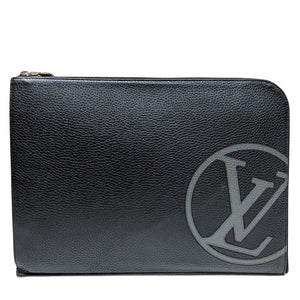 Louis Vuitton Pochette Jour Gm  Leather Clutch Bag