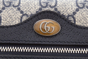 Gucci Ophidia GG Mini Bag in Beige & Blue Supreme