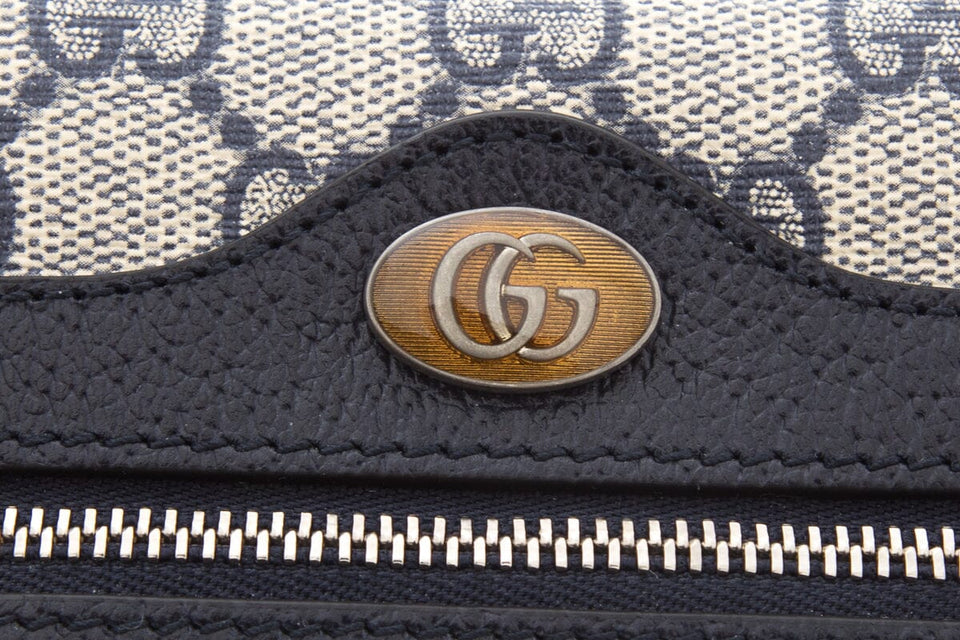 Gucci Ophidia GG Mini Bag in Beige & Blue Supreme