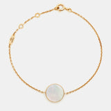 Dior Rose Des Vents Mother Of Pearl Diamond 18K Yellow Gold Bracelet