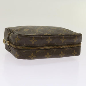 Louis Vuitton Trousse De Toilette 18  Canvas Clutch Bag