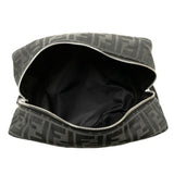 Fendi  Canvas Leather Clutch Bag Pouch (Pre-Owned)