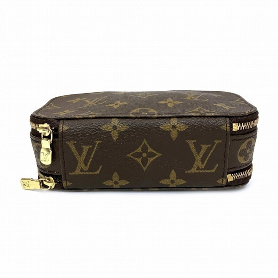 Louis Vuitton Trousse Brush Pm  Canvas Clutch Bag