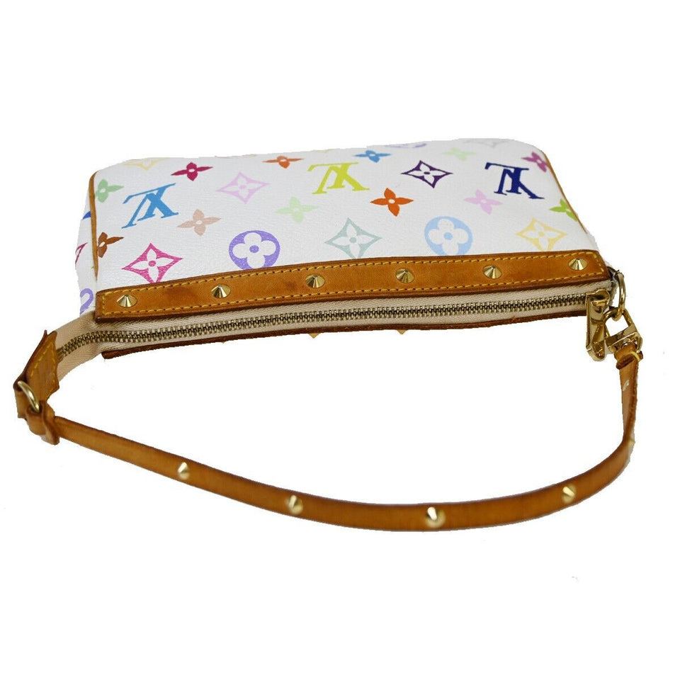 Louis Vuitton Pochette Accessoires  Canvas Clutch Bag