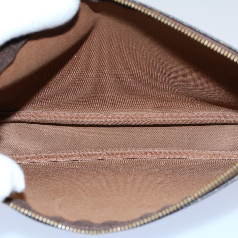 Louis Vuitton Pochette Accessoire  Canvas Clutch Bag