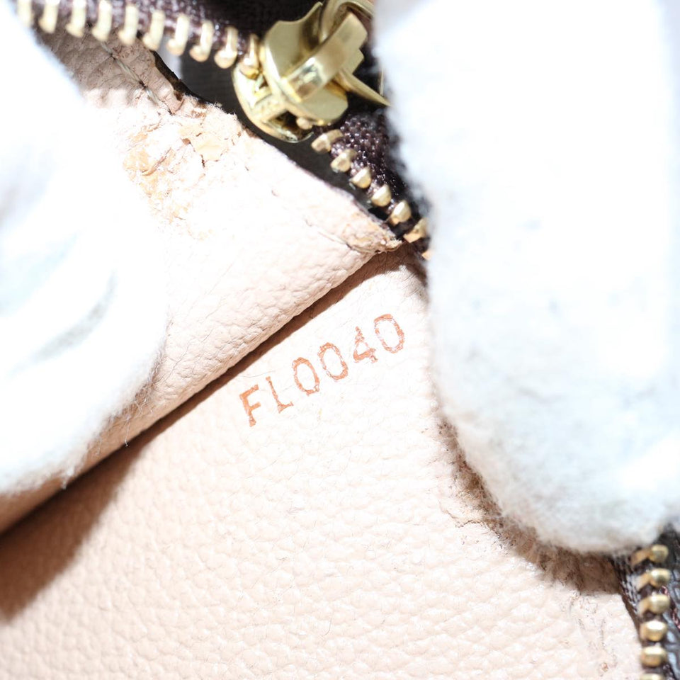 Louis Vuitton Bucket  Canvas Clutch Bag