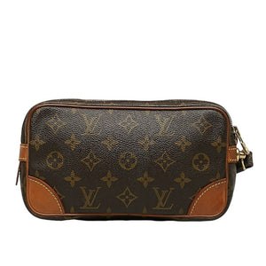 Louis Vuitton Marly Dragonne  Canvas Clutch Bag