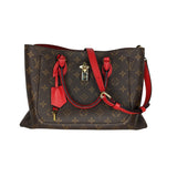 Louis Vuitton Monogram Flower Zipped Tote Coquelicot
