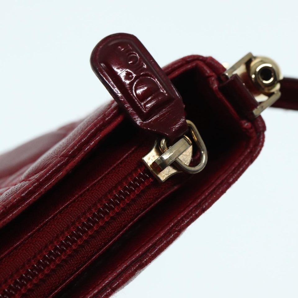 Dior Cannage Lady  Leather Clutch Bag