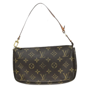 Louis Vuitton Pochette Accessoires  Canvas Clutch Bag