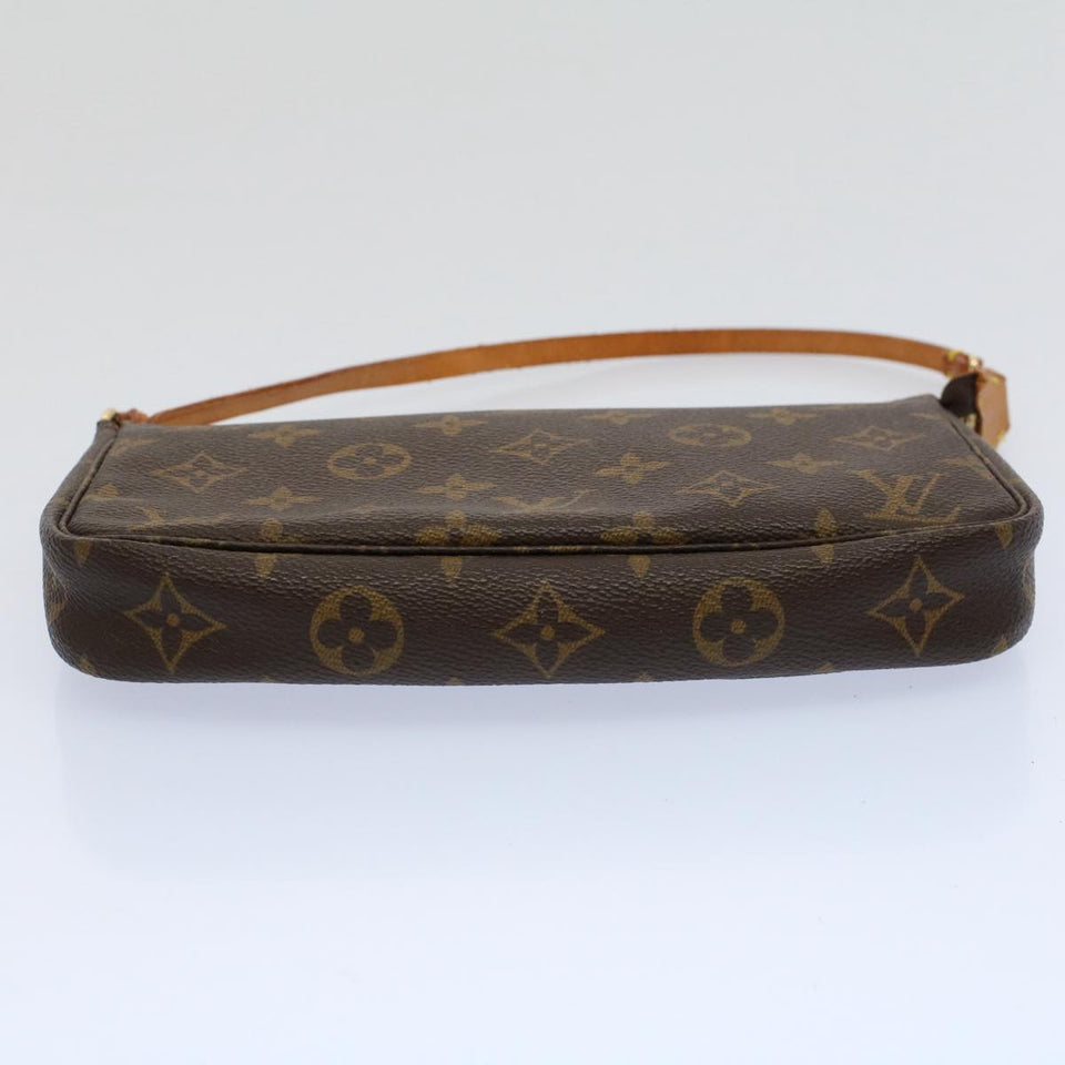 Louis Vuitton Pochette Accessoire  Canvas Clutch Bag