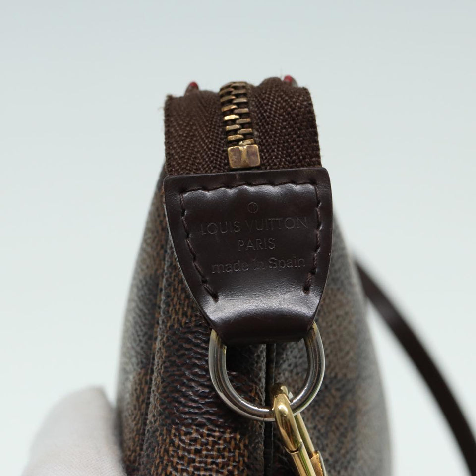 Louis Vuitton Pochette Accessoire  Canvas Clutch Bag