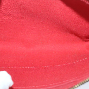 Louis Vuitton Pochette Accessoire  Canvas Clutch Bag