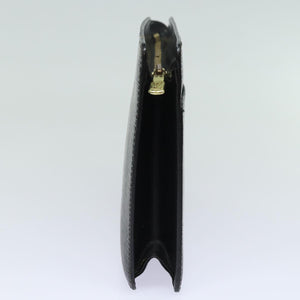 Louis Vuitton Epi Pochette Homme Clutch Bag Black Noir