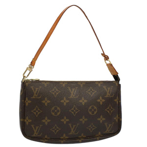 Louis Vuitton Pochette Accessoires  Leather Clutch Bag