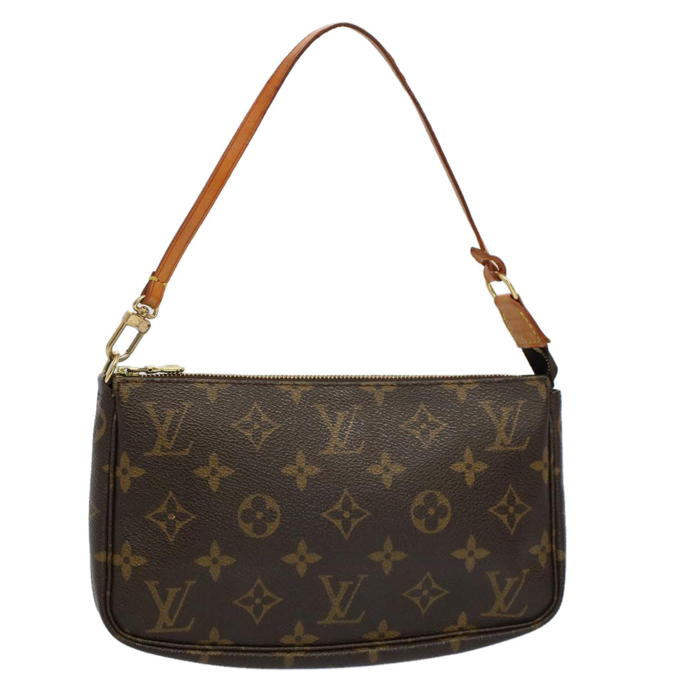 Louis Vuitton Pochette Accessoires  Leather Clutch Bag