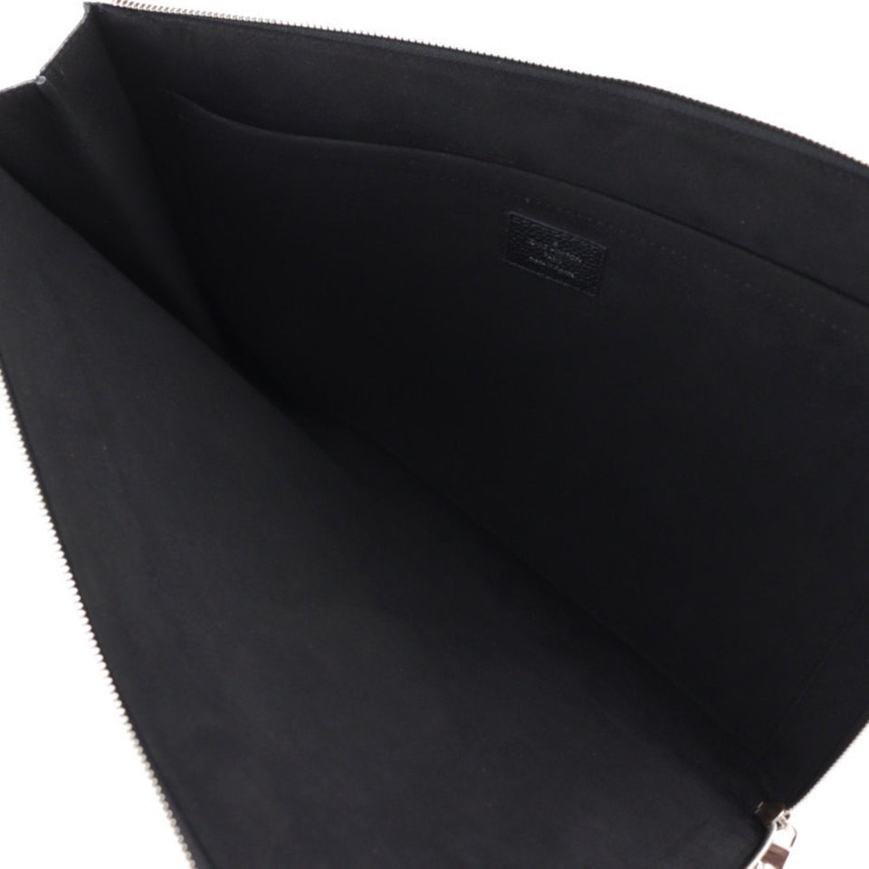 Louis Vuitton Pochette Jour Gm  Leather Clutch Bag