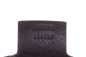 Gucci Vintage Black Monogram Hobo