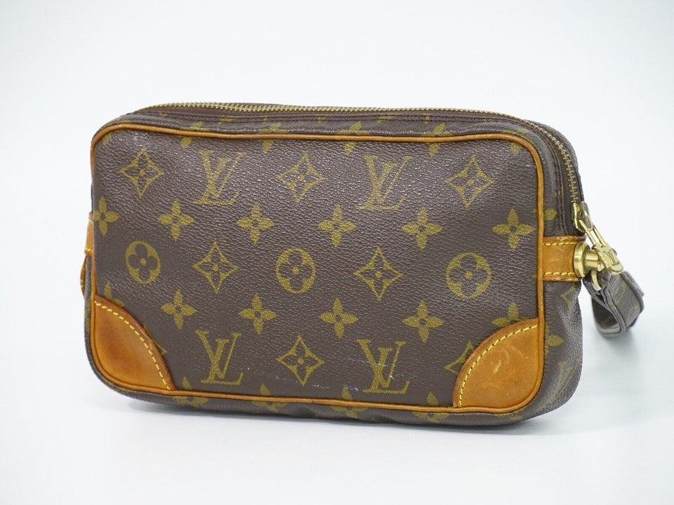 Louis Vuitton Marly  Canvas Clutch Bag
