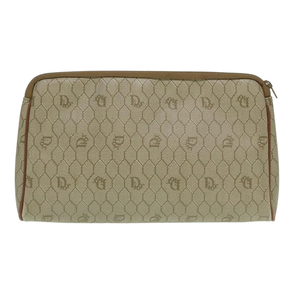 Dior Honeycomb  Canvas Clutch Bag