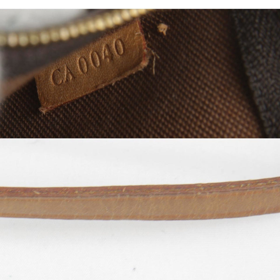 Louis Vuitton Pochette Accessoire  Canvas Clutch Bag