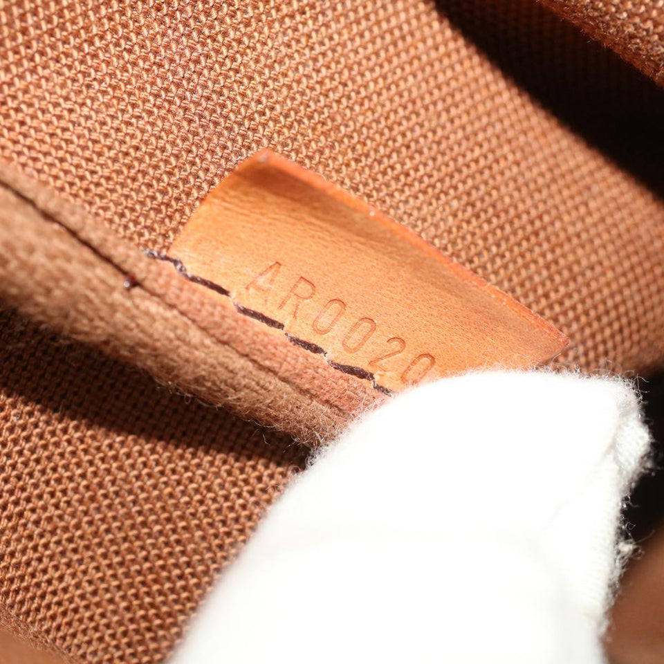 Louis Vuitton Pochette Accessoire  Canvas Clutch Bag