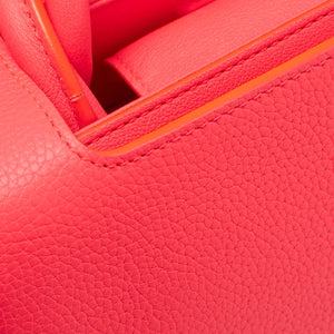 Dior Neon Orange Leather Small Diorever Tote