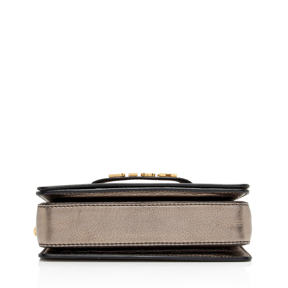 Dior Metallic Grained Calfskin Dio(R)evolution Flap Bag