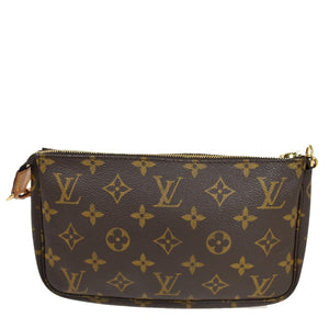 Louis Vuitton Pochette Accessoires  Canvas Clutch Bag