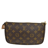 Louis Vuitton Pochette Accessoires  Canvas Clutch Bag