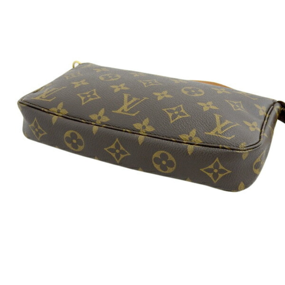 Louis Vuitton Pochette Accessoire  Canvas Clutch Bag