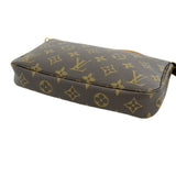 Louis Vuitton Pochette Accessoire  Canvas Clutch Bag